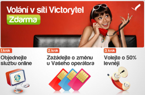 Web společnosti Victorytel